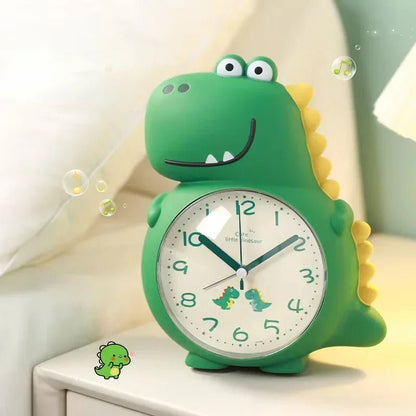 Kinder Wekker Dinosaurus met Weklicht en Stil Uurwerk