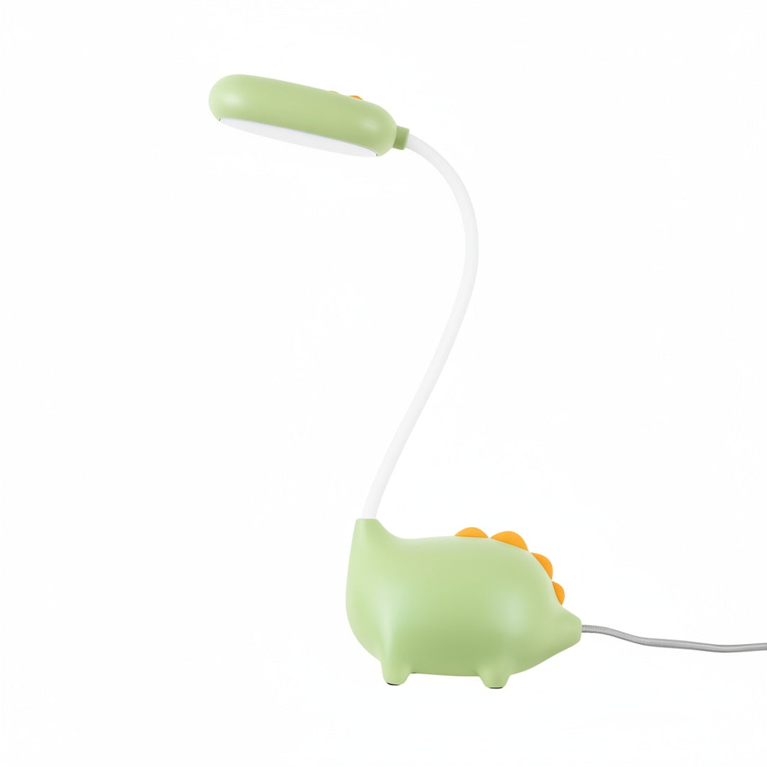 Kindertafellamp LED Dimbaar met Flexibele Arm en Dinosaurus Design