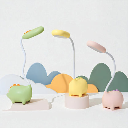 Kindertafellamp LED Dimbaar met Flexibele Arm en Dinosaurus Design