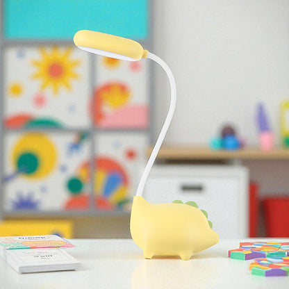 Kindertafellamp LED Dimbaar met Flexibele Arm en Dinosaurus Design