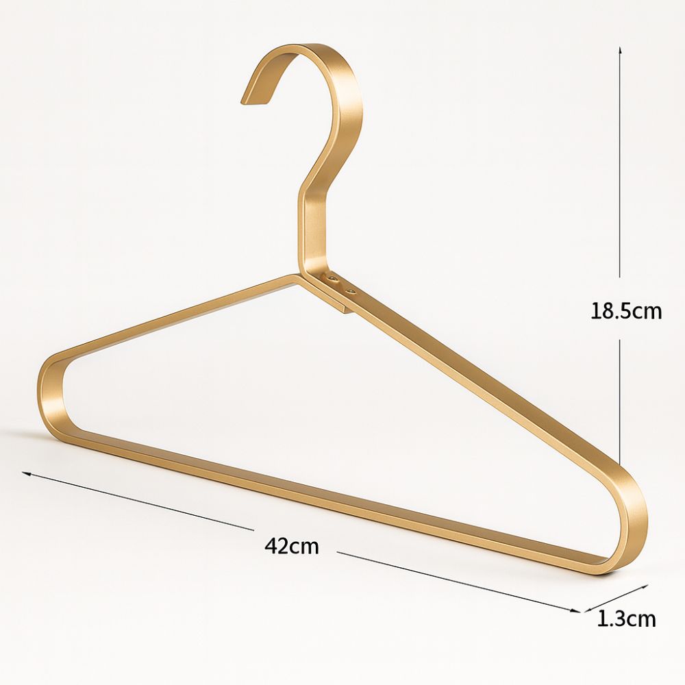 Kledinghangers Metaal Platzsparend Smal Profiel 10-pack