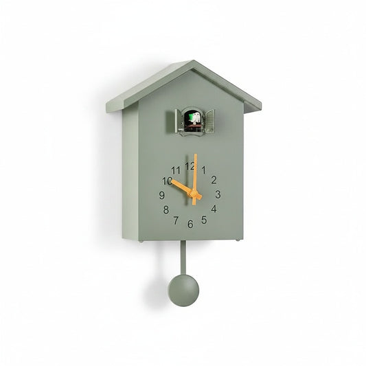 Koekoeksklok met Slinger Huisvorm Modernist Design