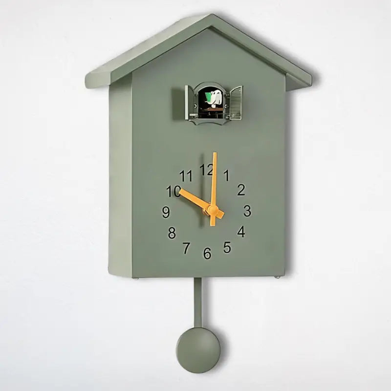 Koekoeksklok met Slinger Huisvorm Modernist Design