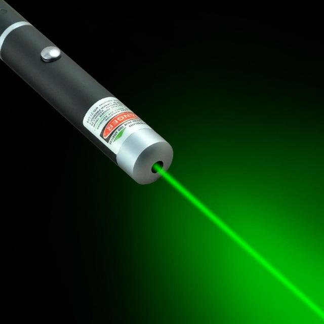 Laserpointer Pen Verstelbaar Vermogen 1-5 mW Rood Groen Blauw
