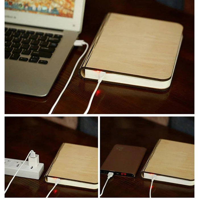 LED Boeklamp Tafellamp Opvouwbaar met USB Opladen