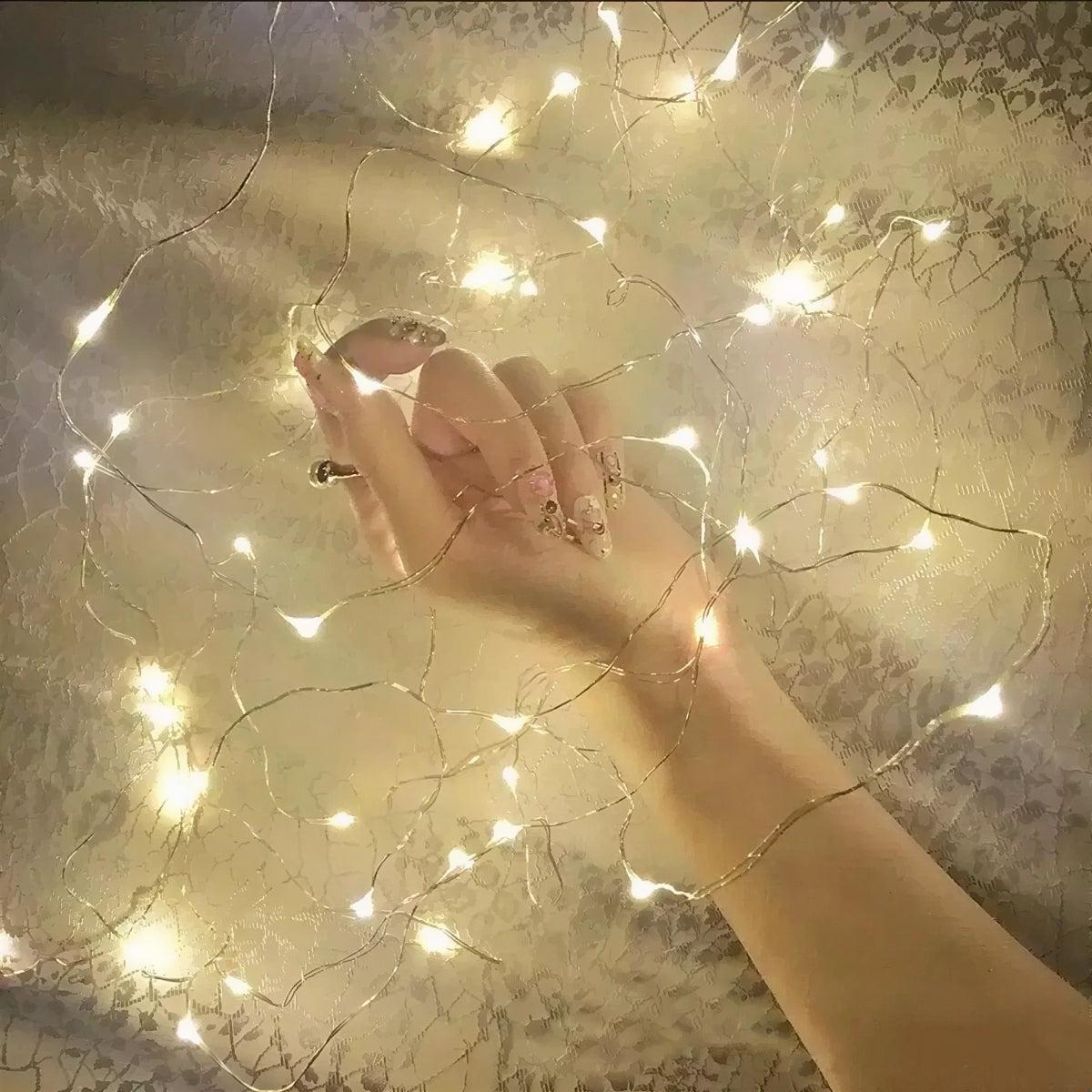 LED Fairy Lights op Batterijen met Buigbaar Koperdraad ##POS:3##