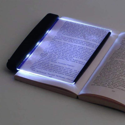 LED Leeslamp voor Boeken Plat Paneel met Bladwijzer Clip