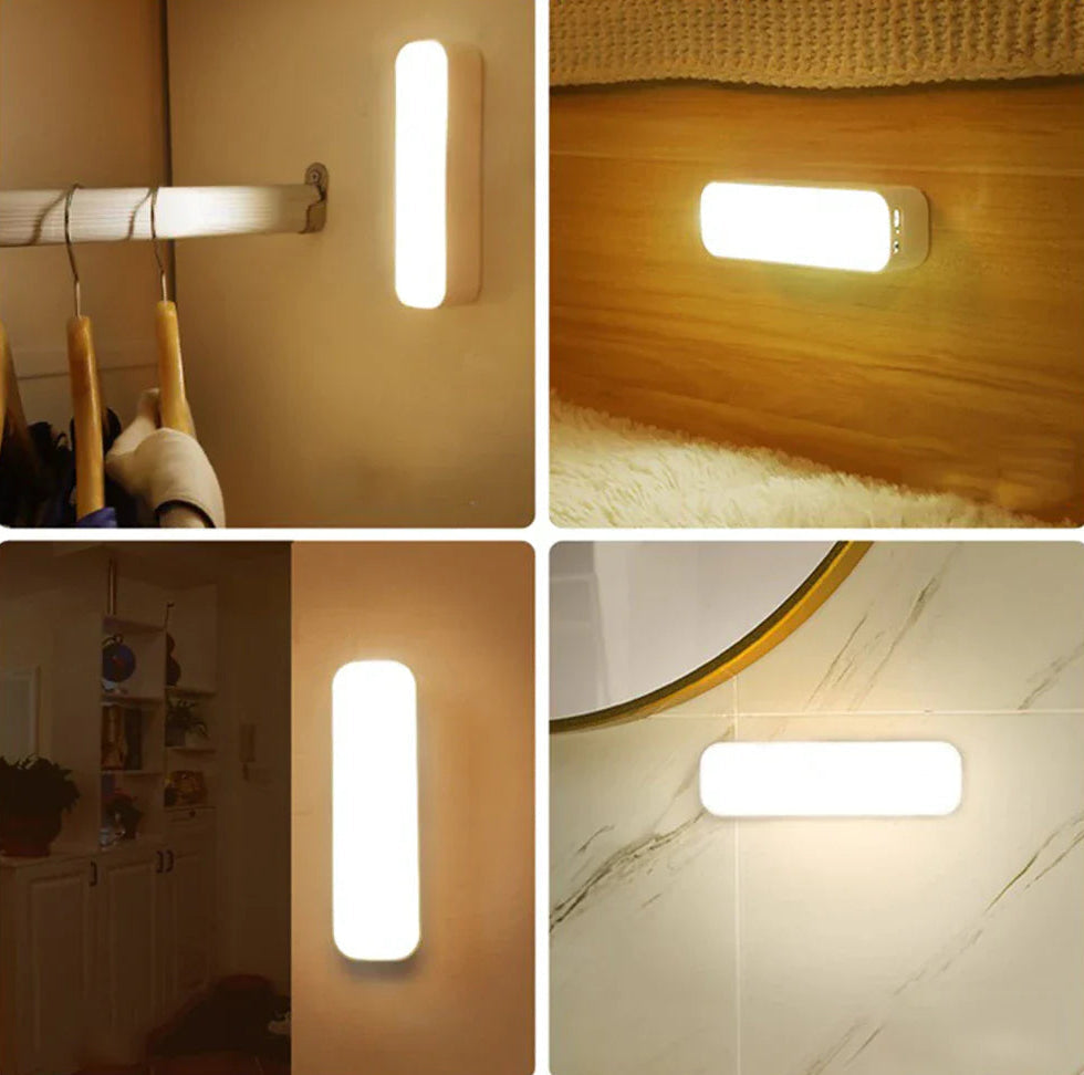LED Wandlamp Minimalistisch met Bewegingssensor en USB Oplaadbaar