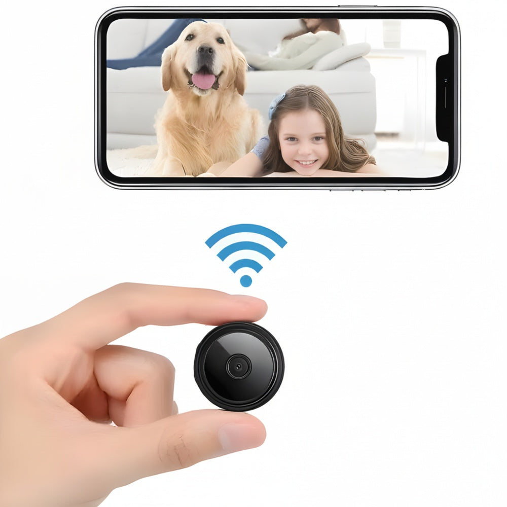 Mini WiFi Beveiligingscamera HD met Nachtzicht en Bewegingsdetectie