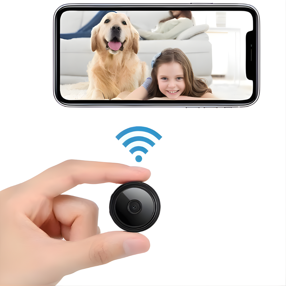 Mini WiFi Beveiligingscamera HD met Nachtzicht en Bewegingsdetectie