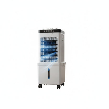 Mobiele Aircooler 3-in-1 met Afneembaar Waterreservoir en Wieltjes