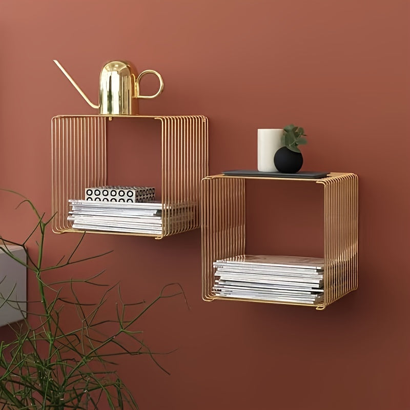 Modulaire Draadkubus Bijzettafel en Boekenplank Stapelbaar Metaal