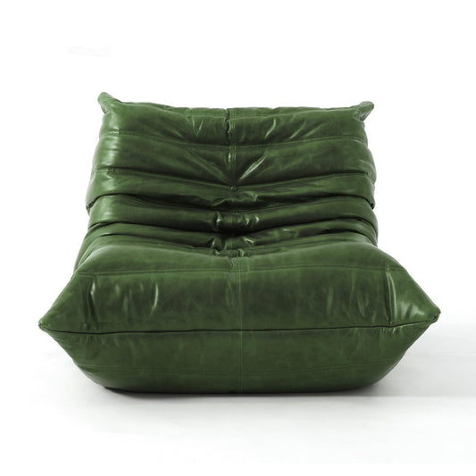Modulaire Lounge Fauteuil en Bank Retro Design met Geplooide Bekleding