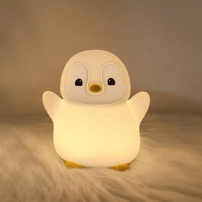 Nachtlampje voor Kinderen met Dierendesign, Touch Bediening en USB Oplaadbaar