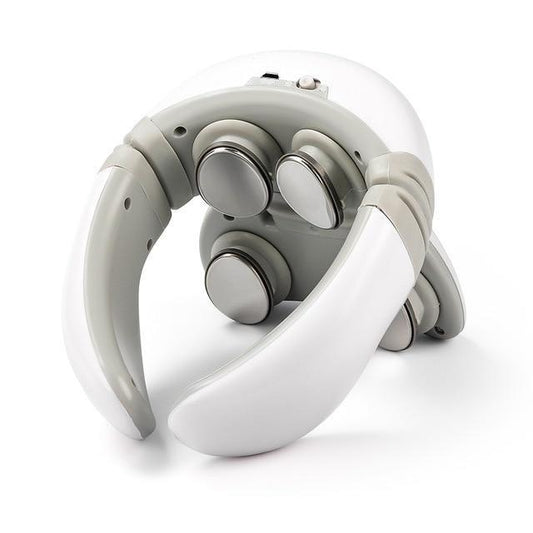 Nekmassage Apparaat Draadloos 4D met Warmtefunctie en Magnetische Pulsen
