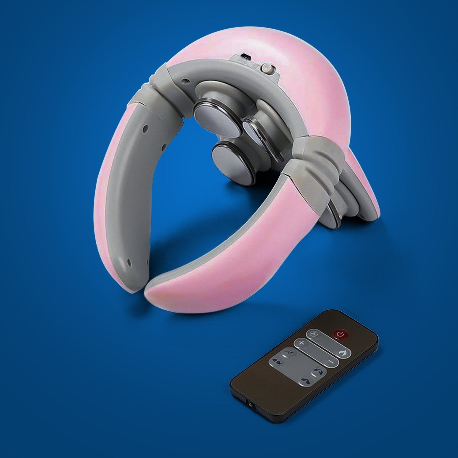 Nekmassage Apparaat Draadloos 4D met Warmtefunctie en Magnetische Pulsen