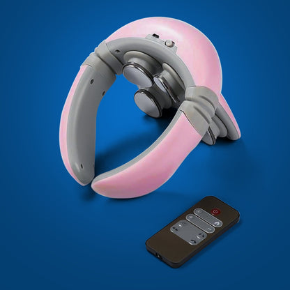 Nekmassage Apparaat Draadloos 4D met Warmtefunctie en Magnetische Pulsen