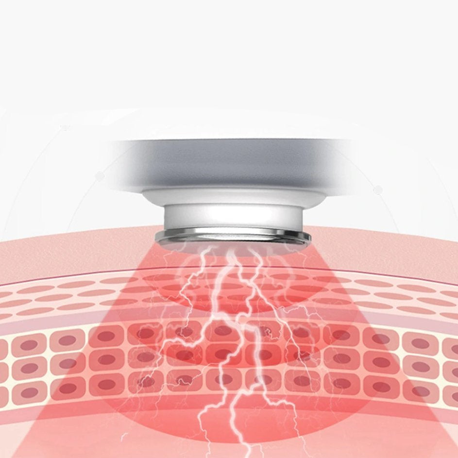 Nekmassage Apparaat Draadloos 4D met Warmtefunctie en Magnetische Pulsen