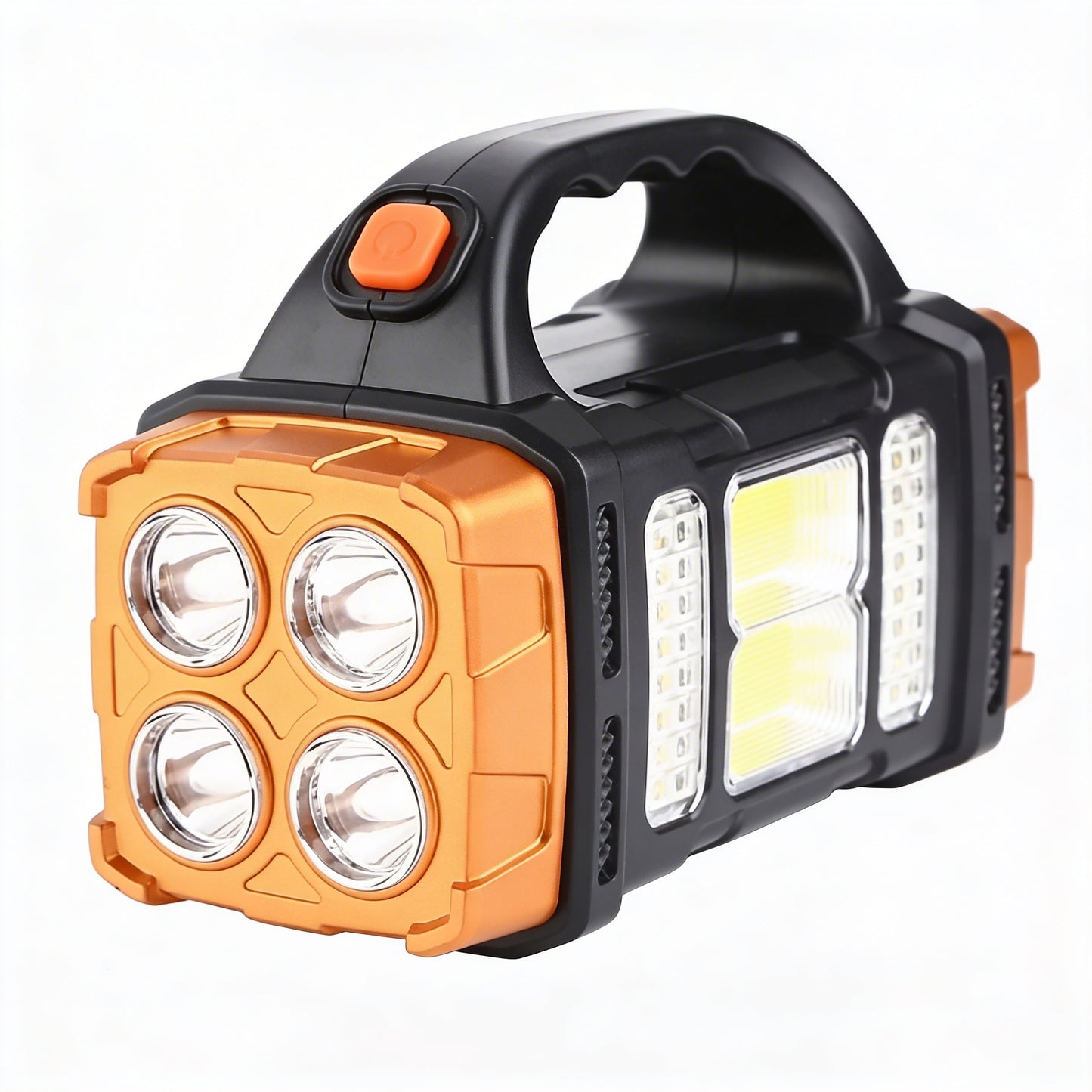 Nood Zaklamp met Powerbank en Zonnepaneel - LED 4-in-1 Campinglamp