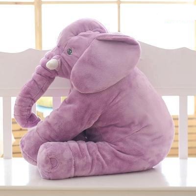 Olifant Knuffelkussen voor Baby's en Kinderen met Afneembare Hoes