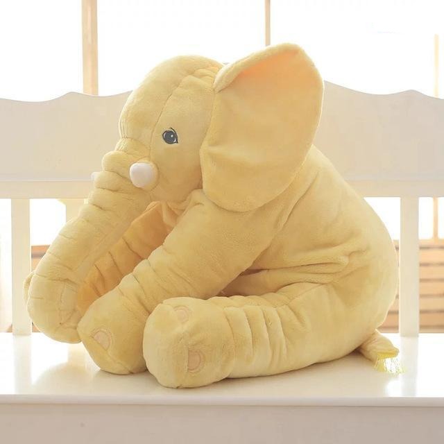 Olifant Knuffelkussen voor Baby's en Kinderen met Afneembare Hoes