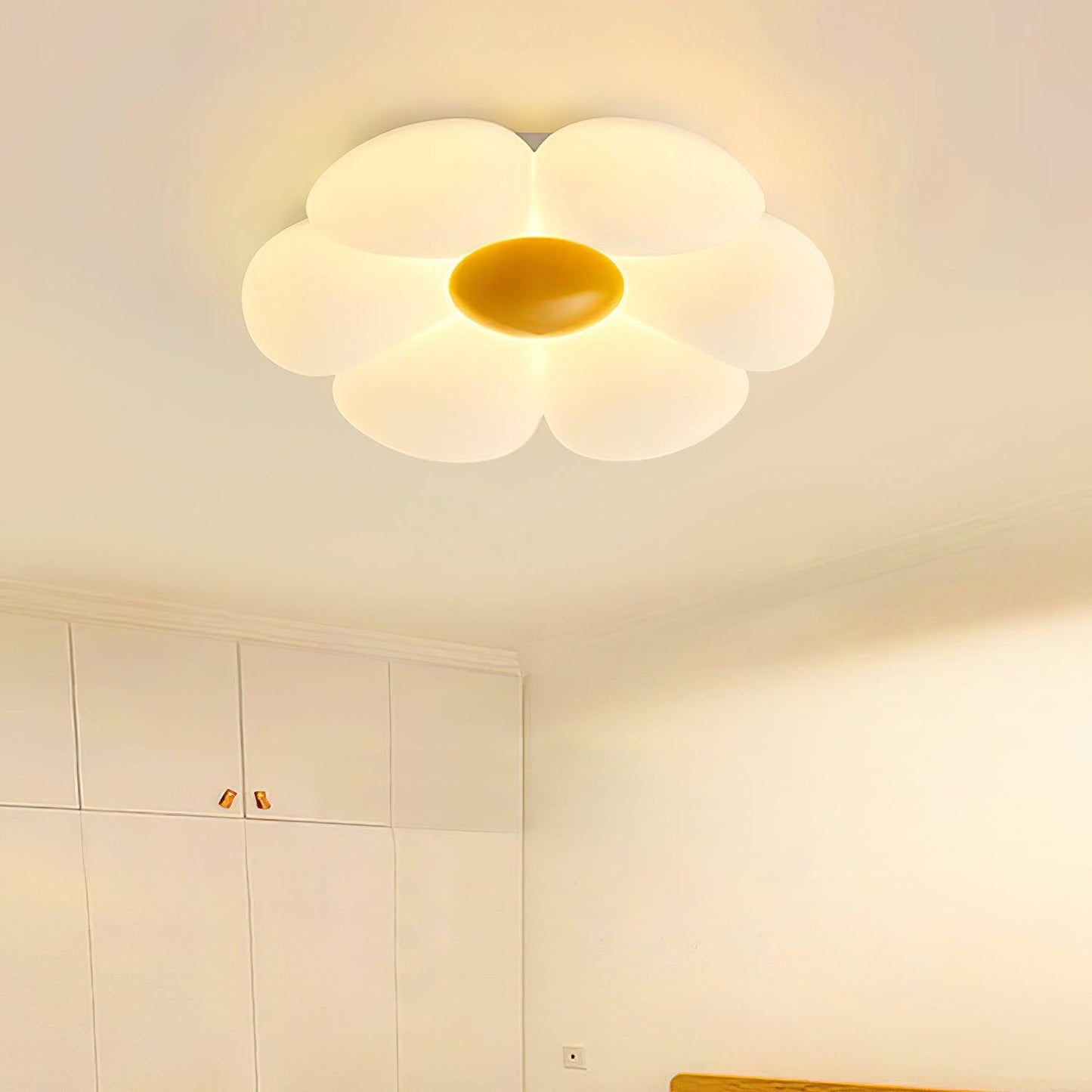 Plafondlamp Bloem Kinderkamer met Geïntegreerde LED en Dimbare Uitvoering