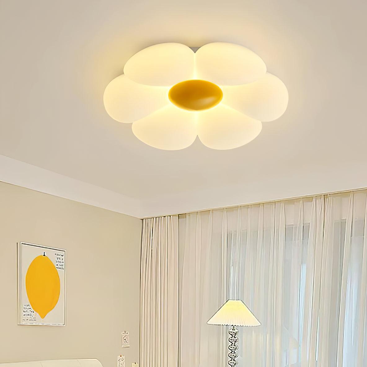 Plafondlamp Bloem Kinderkamer met Geïntegreerde LED en Dimbare Uitvoering