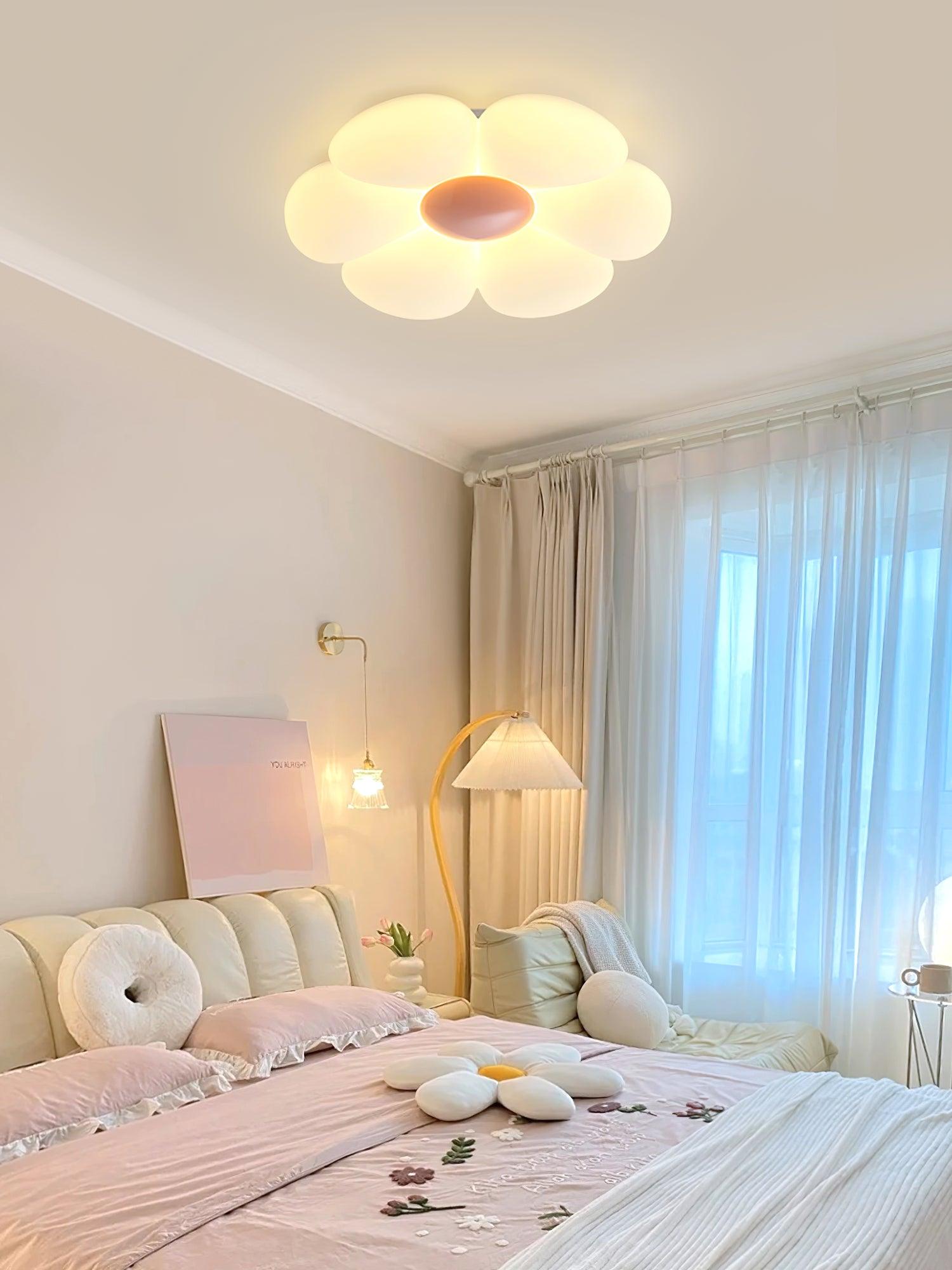 Plafondlamp Bloem Kinderkamer met Geïntegreerde LED en Dimbare Uitvoering