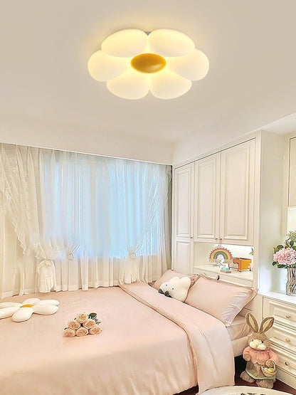 Plafondlamp Bloem Kinderkamer met Geïntegreerde LED en Dimbare Uitvoering