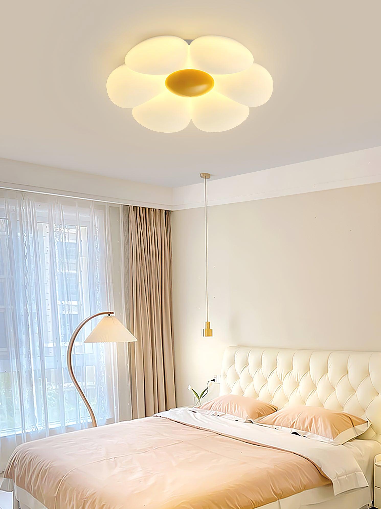 Plafondlamp Bloem Kinderkamer met Geïntegreerde LED en Dimbare Uitvoering