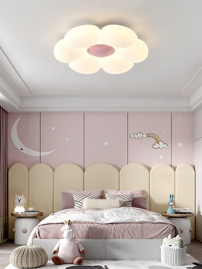 Plafondlamp Bloem Kinderkamer met Geïntegreerde LED en Dimbare Uitvoering