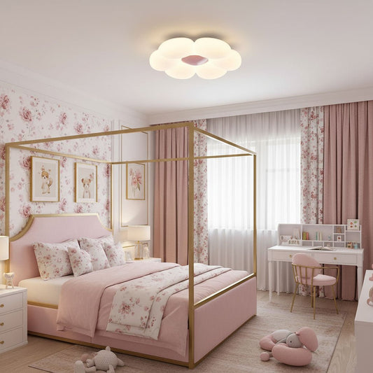 Plafondlamp Bloem Kinderkamer met Geïntegreerde LED en Dimbare Uitvoering