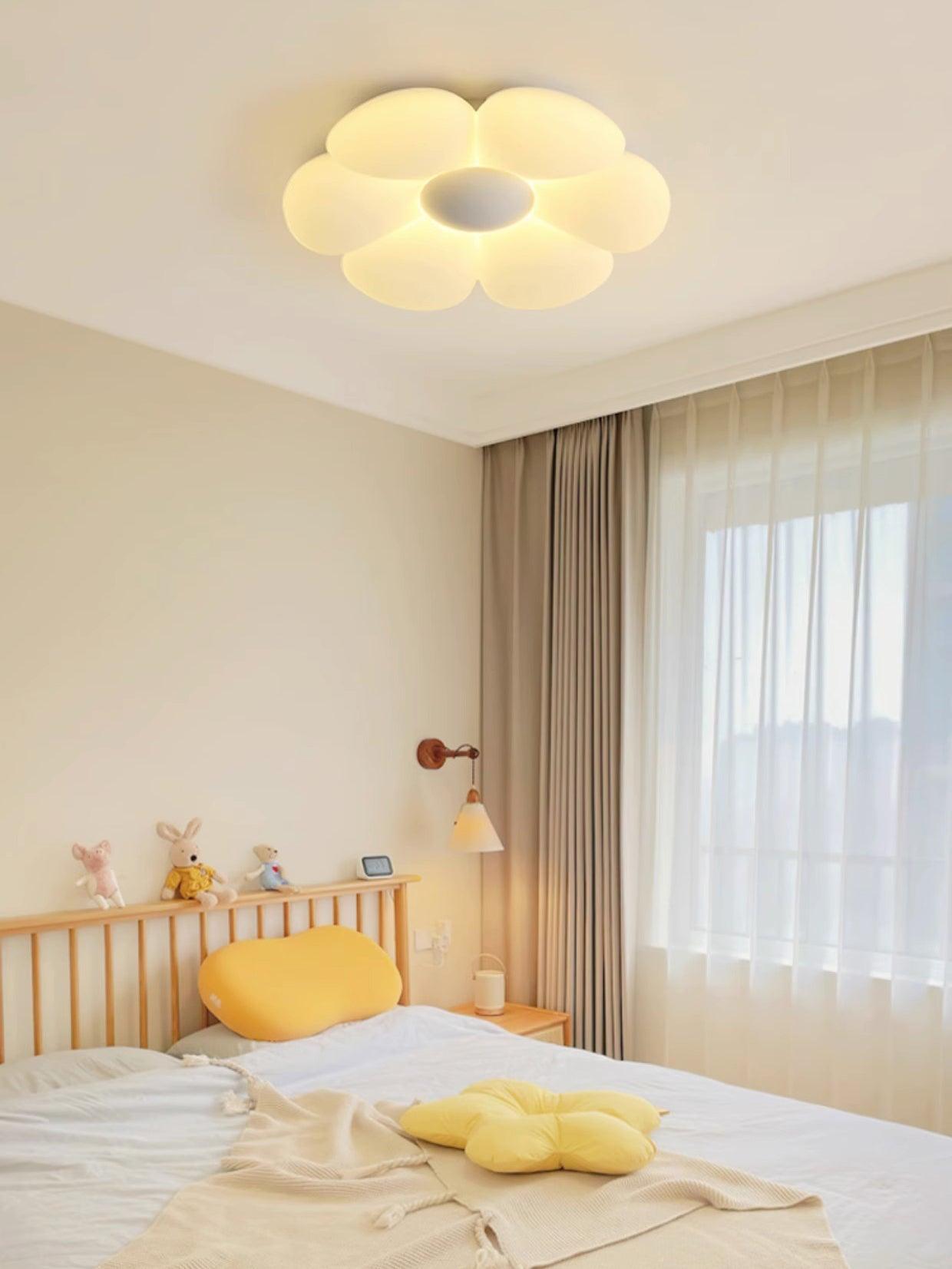 Plafondlamp Bloem Kinderkamer met Geïntegreerde LED en Dimbare Uitvoering