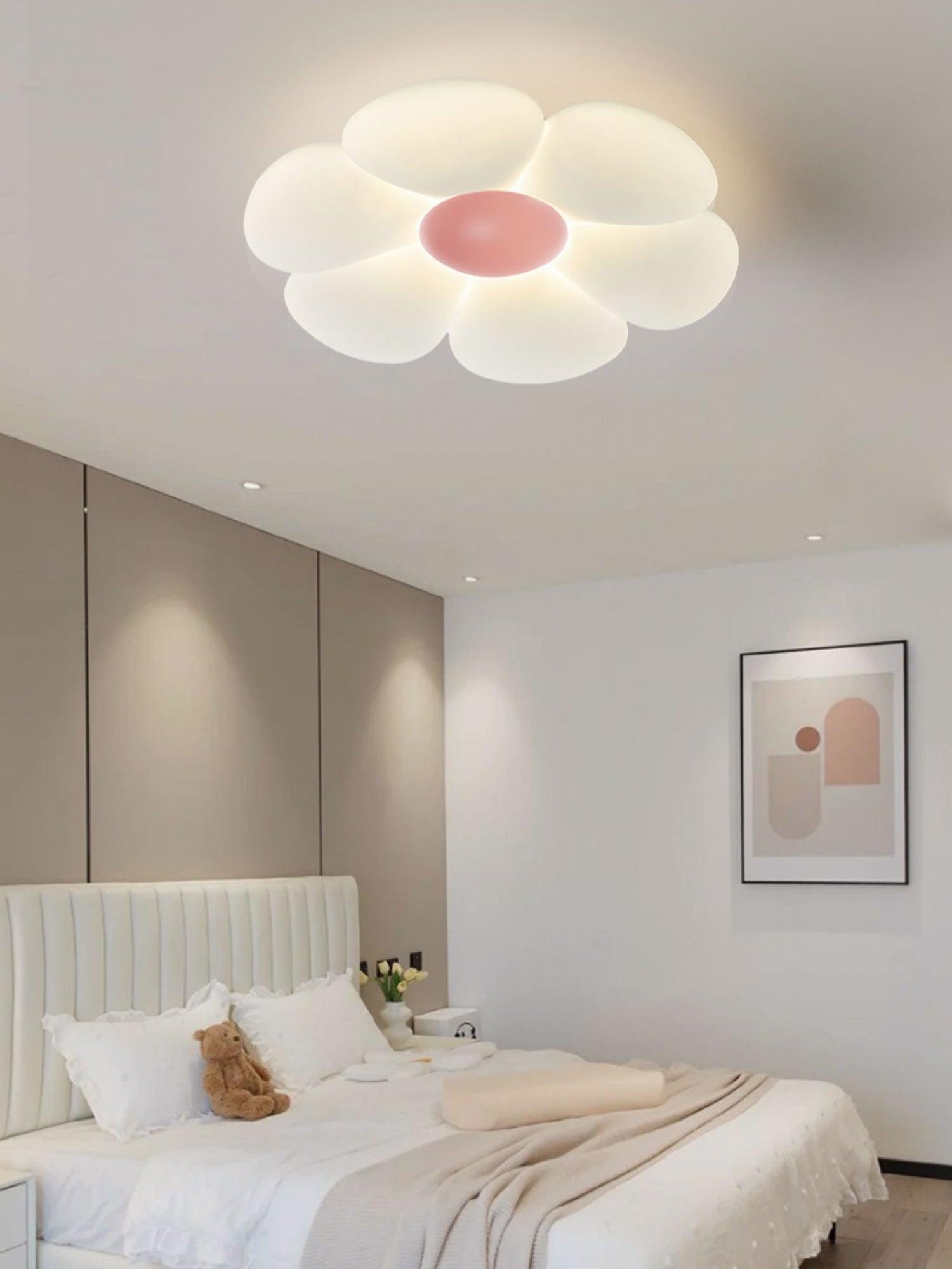 Plafondlamp Bloem Kinderkamer met Geïntegreerde LED en Dimbare Uitvoering