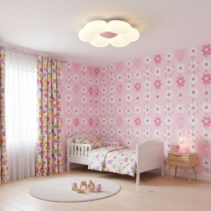Plafondlamp Bloem Kinderkamer met Geïntegreerde LED en Dimbare Uitvoering