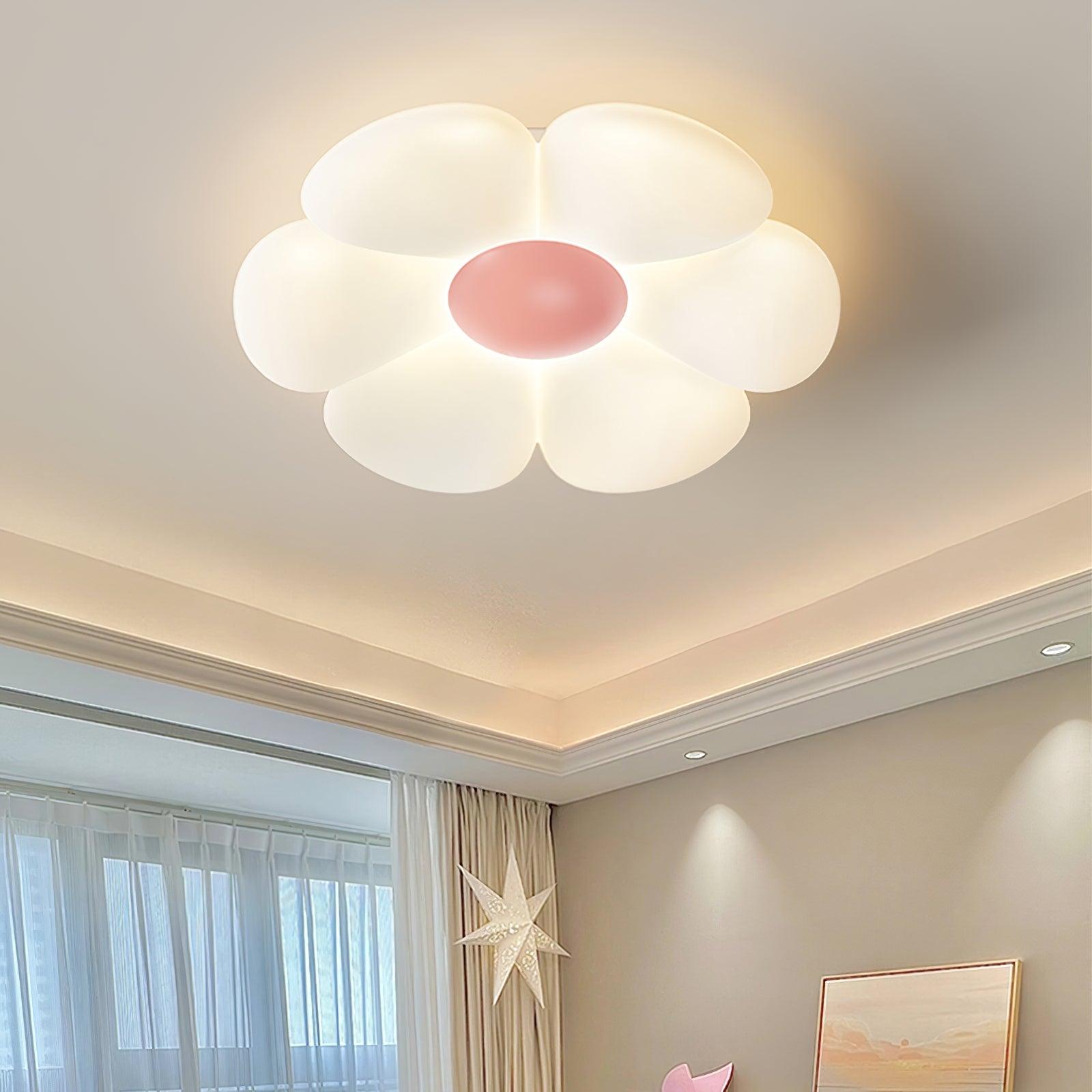 Plafondlamp Bloem Kinderkamer met Geïntegreerde LED en Dimbare Uitvoering