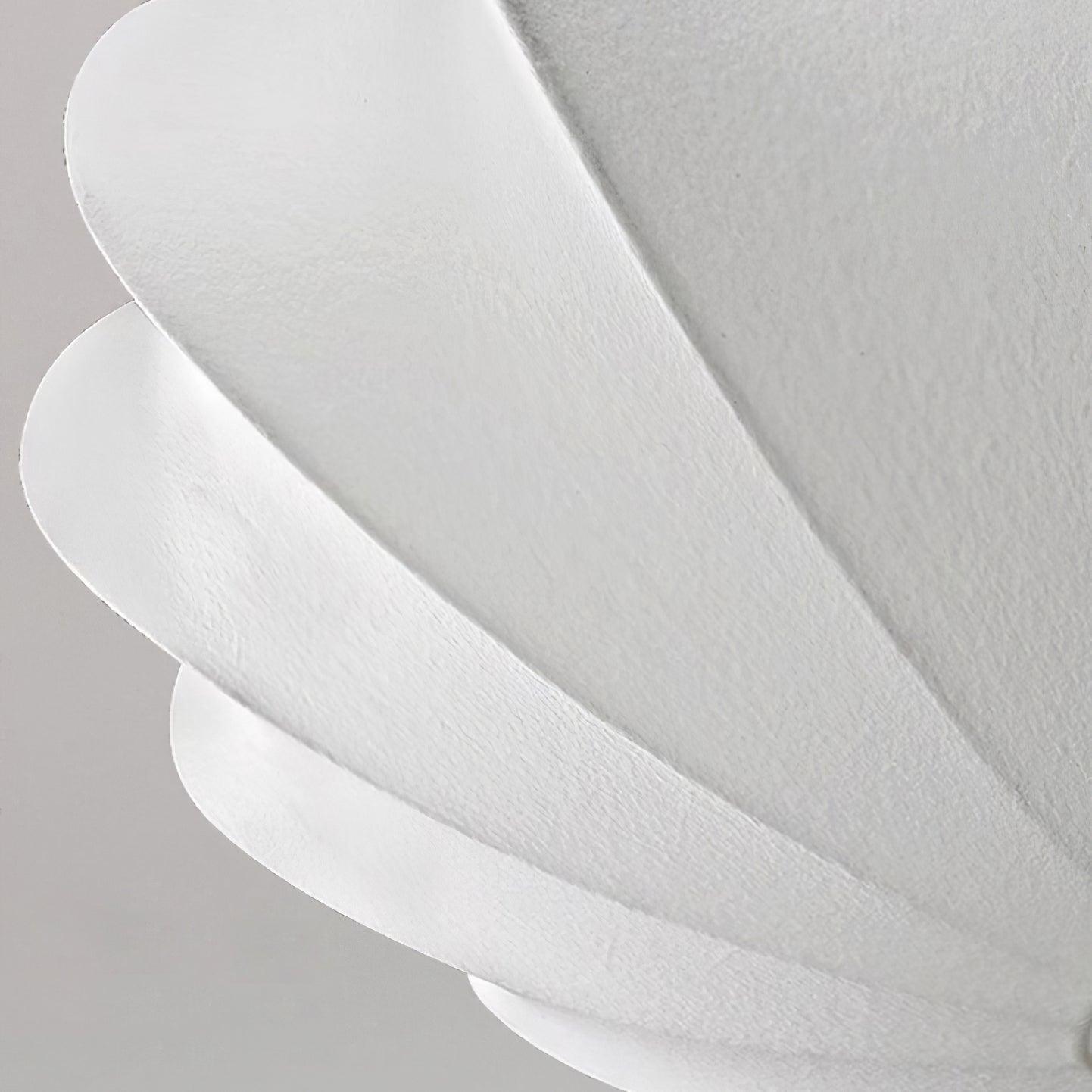 Plafondlamp Bohemian met Bloemvormige Stalen Draadkap en Stoffen Bekleding
