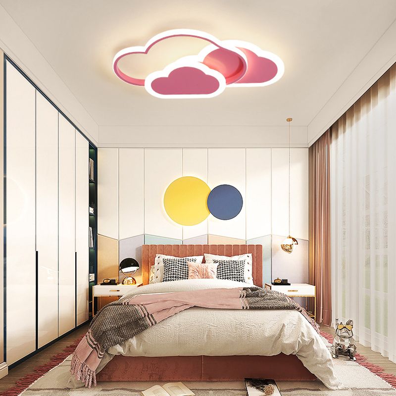 Plafondlamp Kinderkamer LED met Ster, Hart of Wolk Vorm