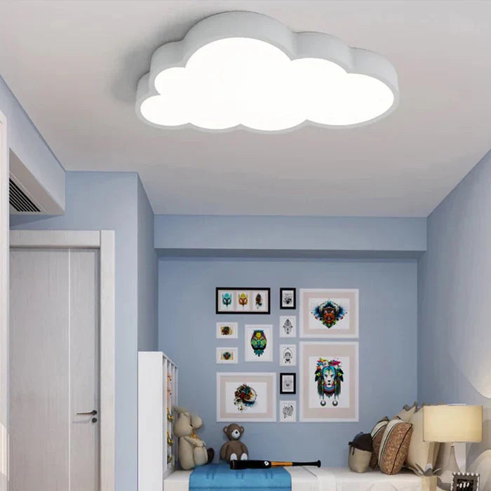 Plafondlamp LED Kinderkamer Wolkvorm met Warm Wit Licht