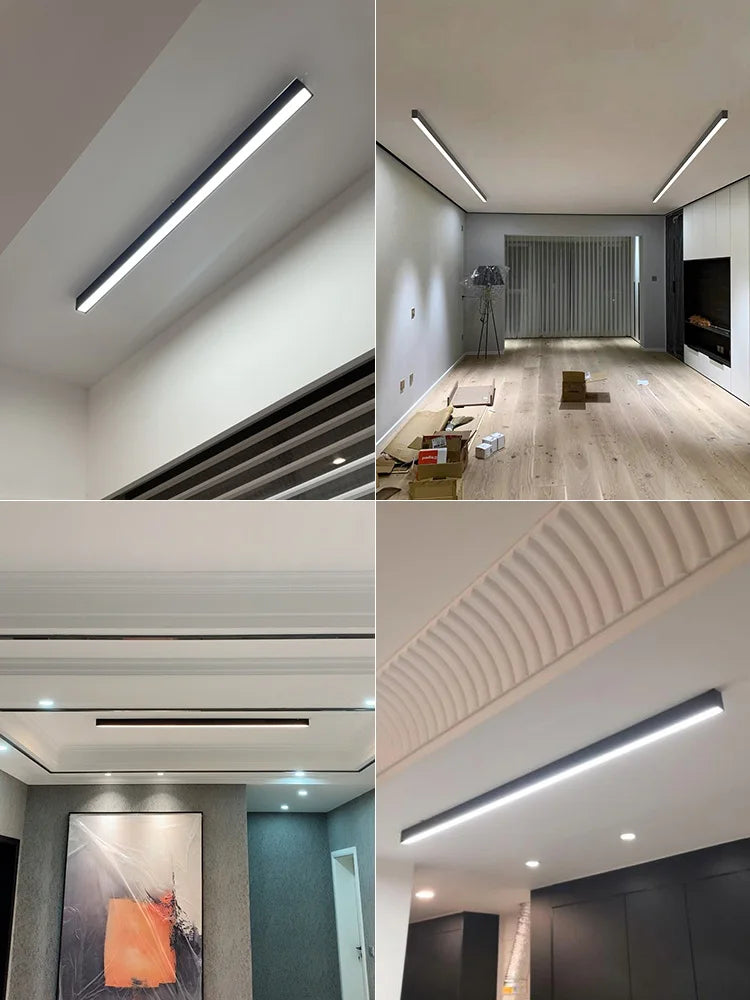 Plafondlamp LED Minimalistisch Lineair met Geïntegreerde LED
