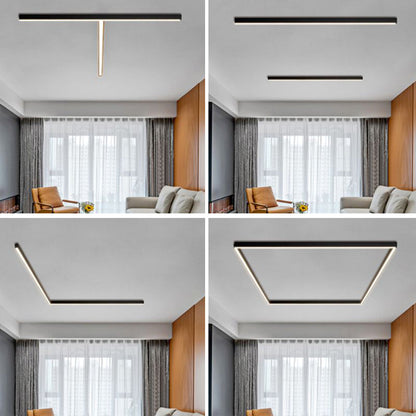 Plafondlamp Lineair Minimalistisch LED Dimbaar met 3 Lichttemperaturen