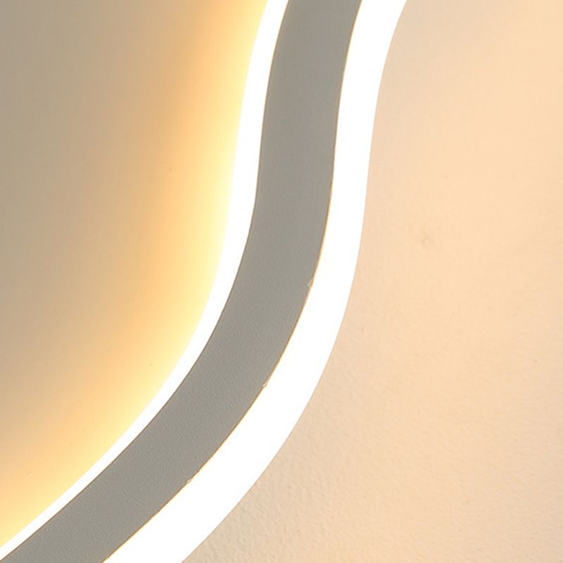 Plafondlamp Minimalist met Wolkvorm en Geïntegreerde LED