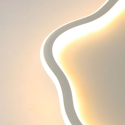Plafondlamp Minimalist met Wolkvorm en Geïntegreerde LED