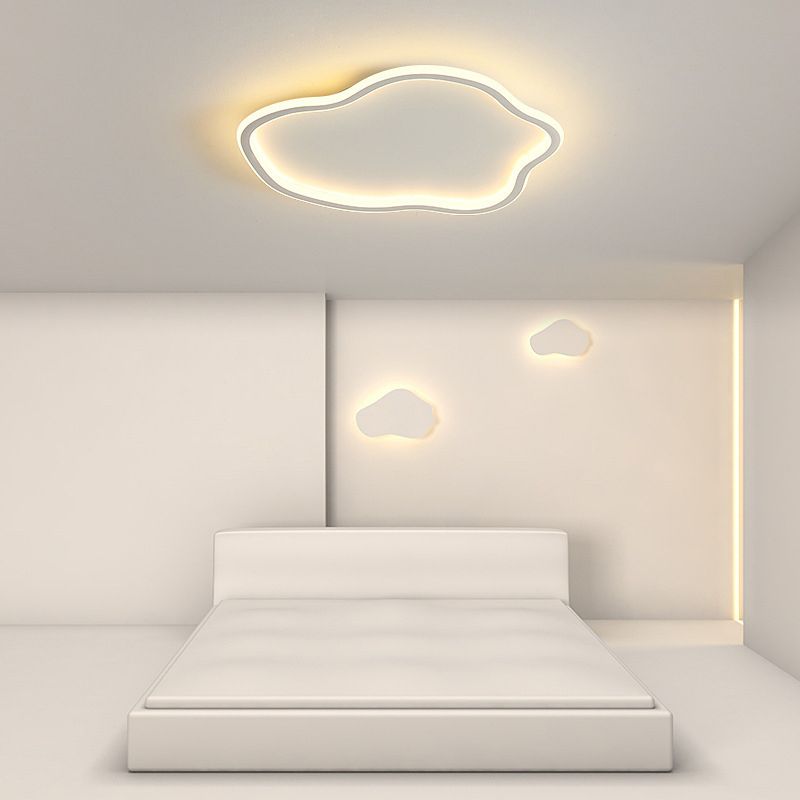 Plafondlamp Minimalist met Wolkvorm en Geïntegreerde LED
