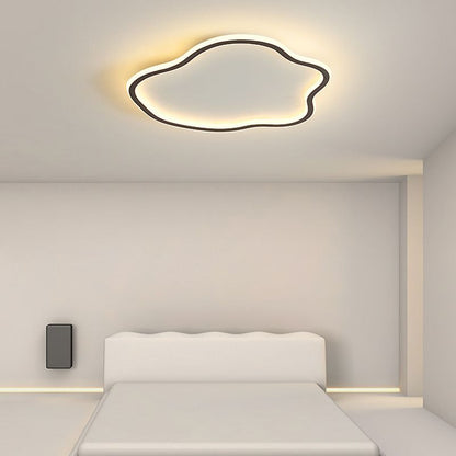 Plafondlamp Minimalist met Wolkvorm en Geïntegreerde LED