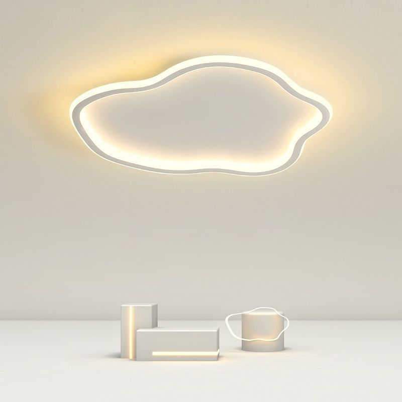 Plafondlamp Minimalist met Wolkvorm en Geïntegreerde LED