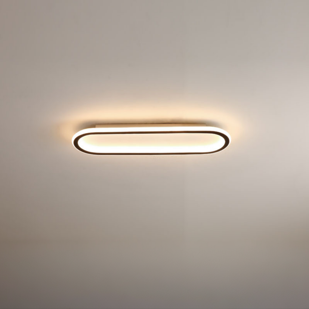 Plafondlamp Minimalistisch LED met Ovale Vorm en Ultra Dun Design