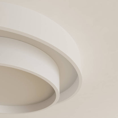 Plafondlamp Minimalistisch met Dubbele Ring en Geïntegreerde LED