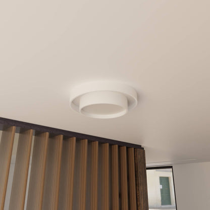 Plafondlamp Minimalistisch met Dubbele Ring en Geïntegreerde LED