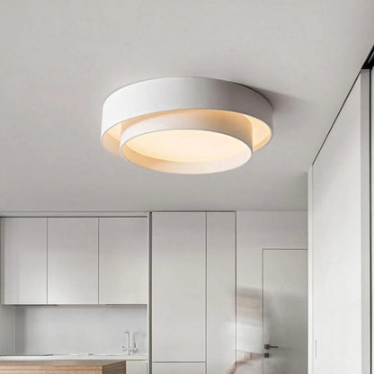 Plafondlamp Minimalistisch met Dubbele Ring en Geïntegreerde LED